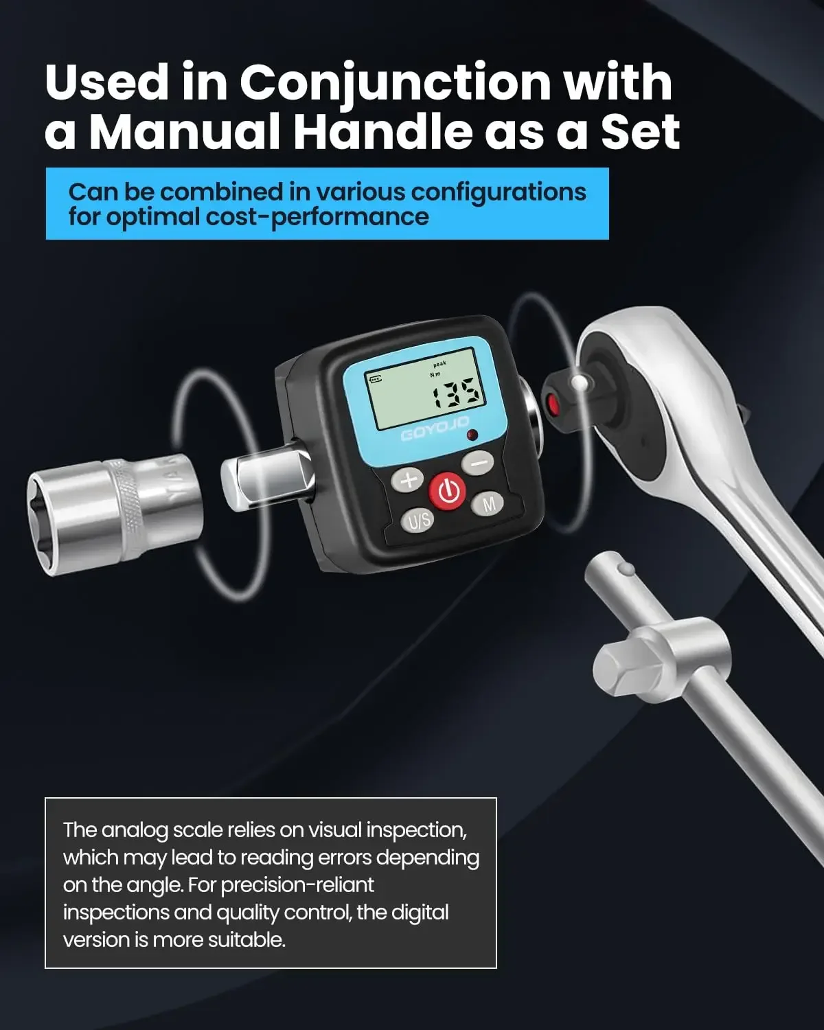 Torque Wrench Digital - GOYOJO 디지털 토크 렌치 어댑터 -
