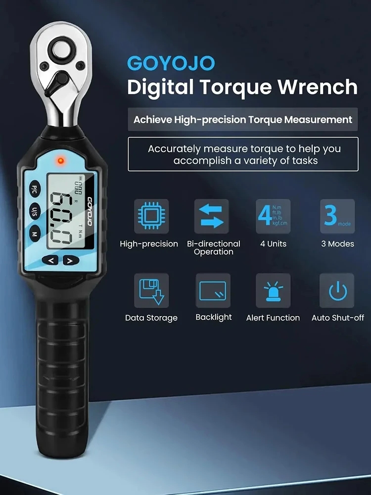 1/2 3/8 1/4 디지털 프리셋 토크 렌치, 양방향 - Torque Wrench Digital 리뷰 및 가격